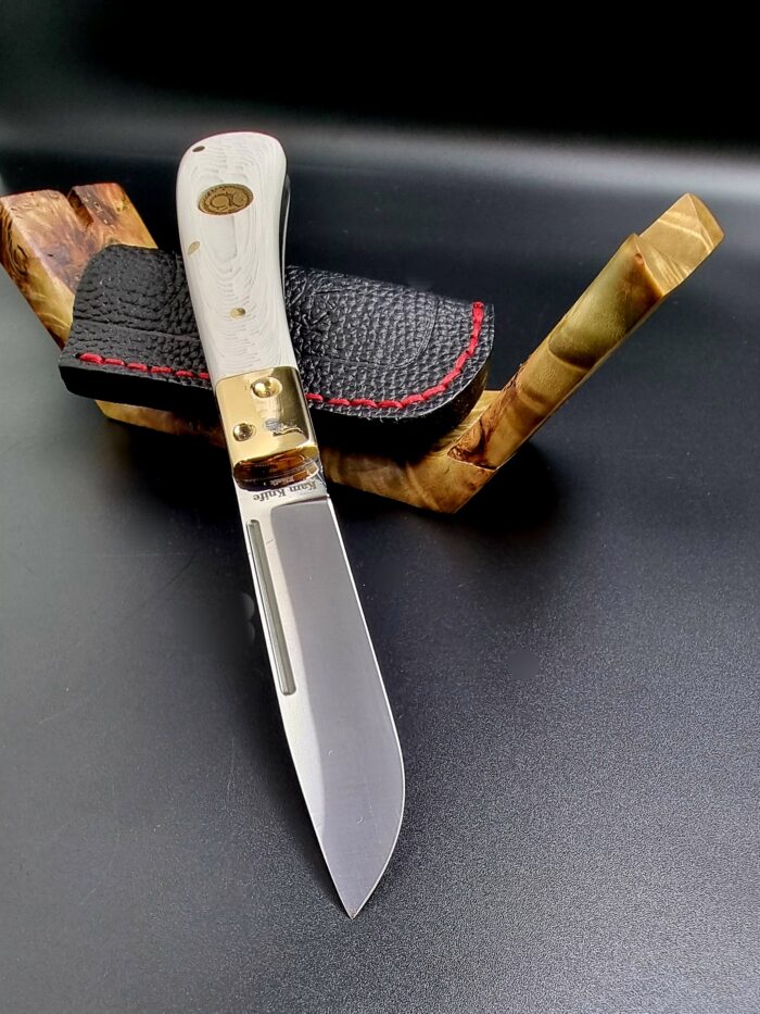Spring Pocket Knife Classic 4116 (White Compact)